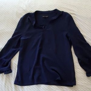 Navy blue blouse